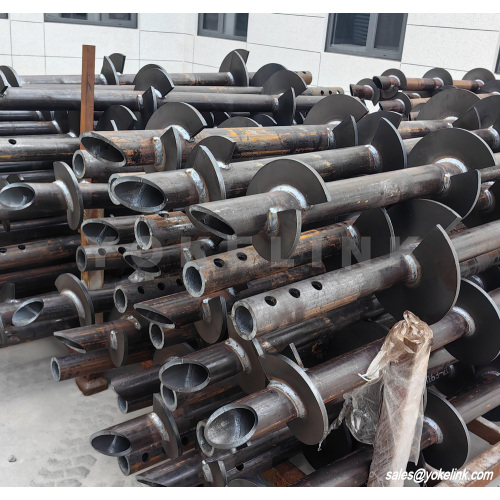 HDG tugas berat helix heliks tumpukan skru tanah anchor