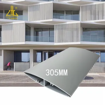 Custom 305mm Anodized 6063 Aluminum Louver Panels for Exterior Wall Decoration