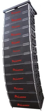 Dual 12' Built-in amp Active Line Array Speaker