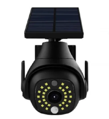 Simulated Camera Motion sensor solar wall lamp