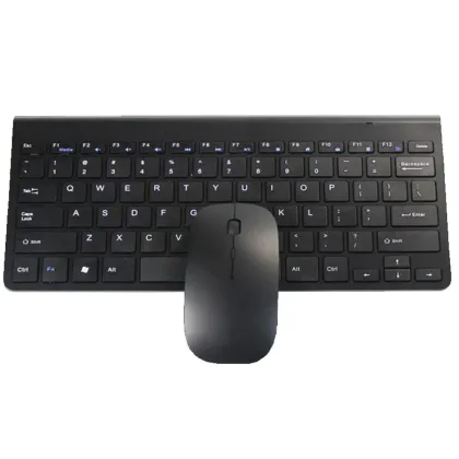 Black Wireless Keyboard And Mouse Combo