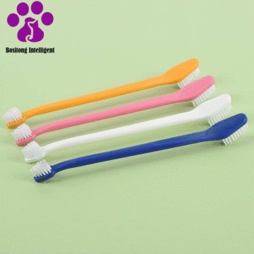 Dual-Head Pet Toothbrush for Dogs and Cats