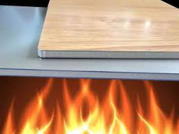 Painel de composto de alumínio à prova de fogo à prova de fogo