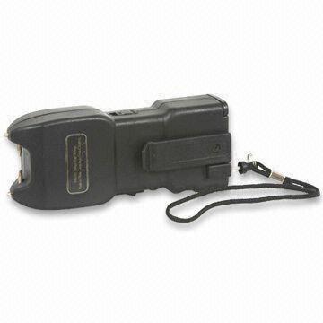 Power Battery Stun Gun/Baton with Alarm and Nylon Case, OEM and ODM Orders are Welcome