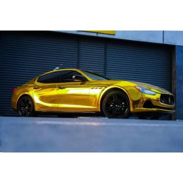 Gold Chrome Mirror Wrap Vinyl