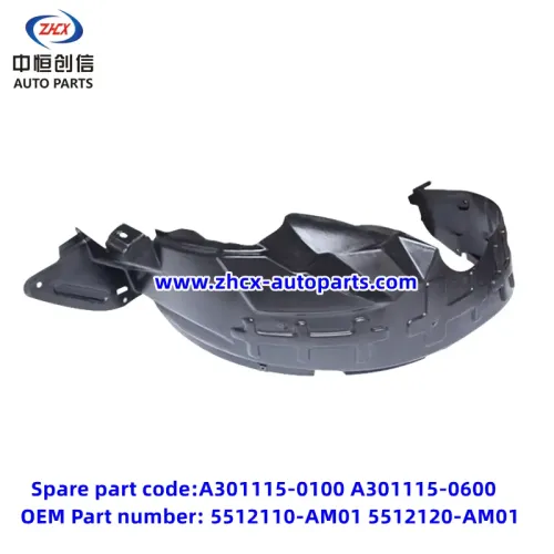 Front Fender podšívka pro E-Star Changan Benni