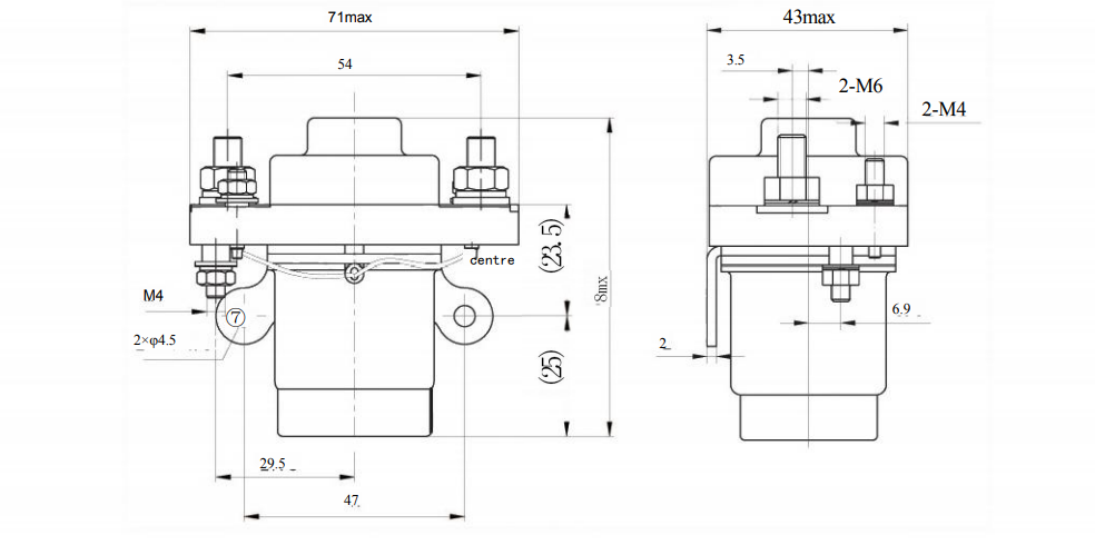 Aviation Contactor JQ-41F 024 (3)