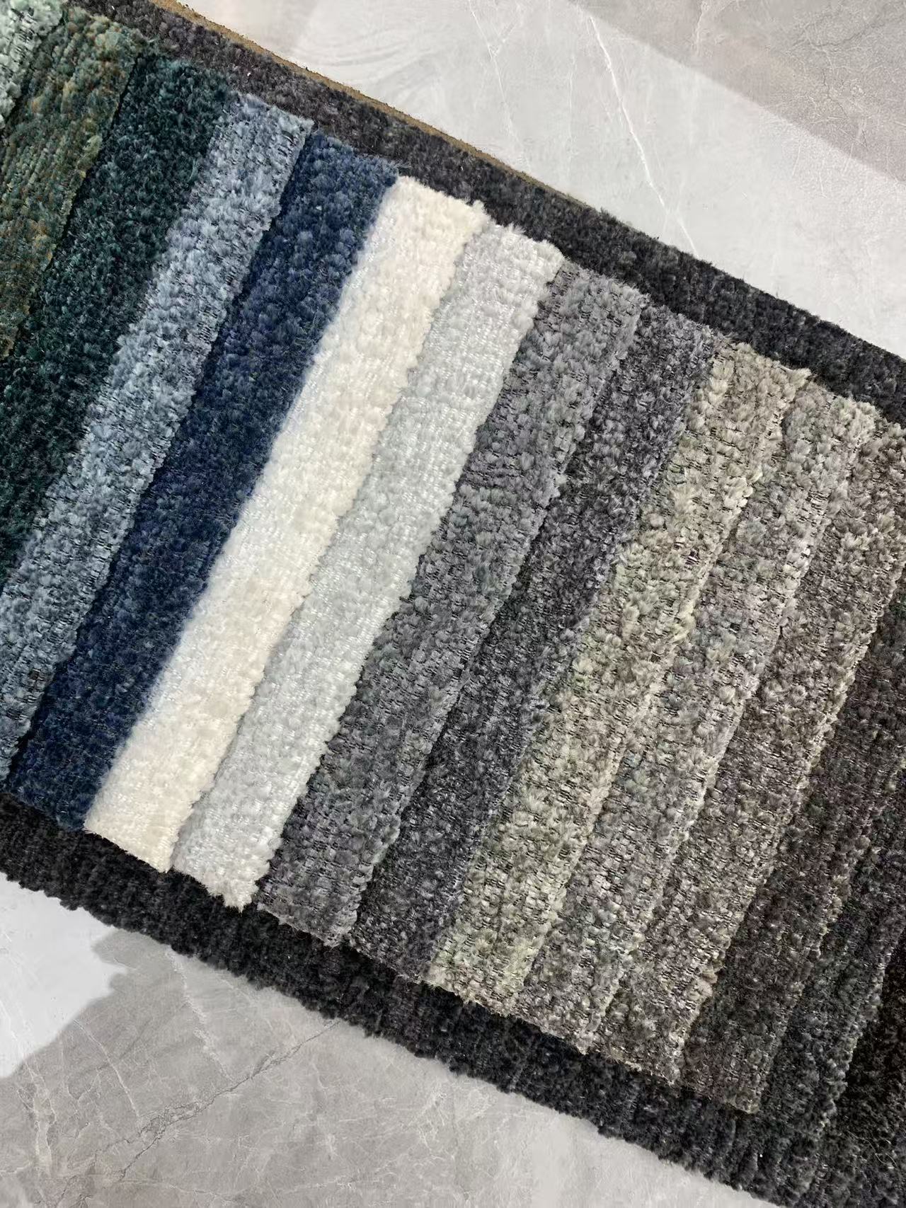 ULIKE Textured Solid Chenille Upholstery Fabric