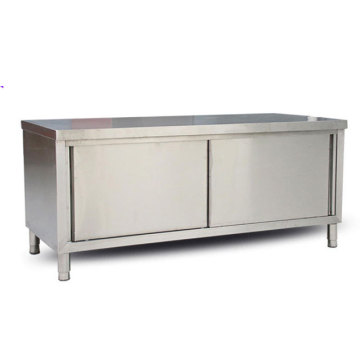 Armoire à table de travail en acier inoxydable pour le restaurant de la cuisine du restaurant de l'hôtel