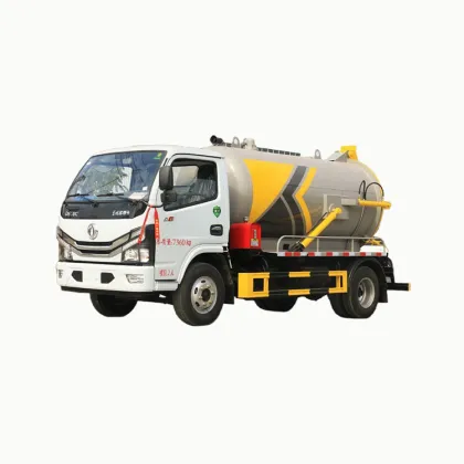 Dongfeng 4000 liters Small Vacuum suction sewage truck