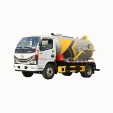Dongfeng 4000 liters Small Vacuum suction sewage truck