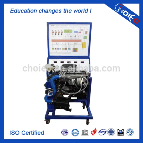 Electronic Controlled Engine Assembly and Disassembly Operational Training Set / Technical Automotive didactic equipment,
