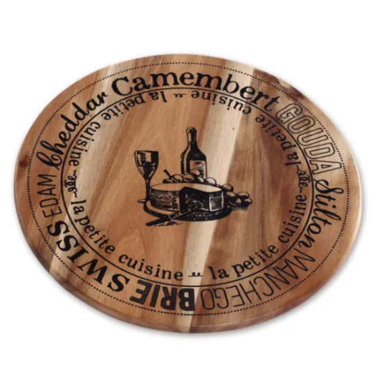 Acacia Wood Round Shape Cutting Board