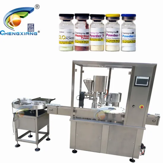 Automatic 2g/5g Vial Powder Filling Line with Stoppering and Capping Machine