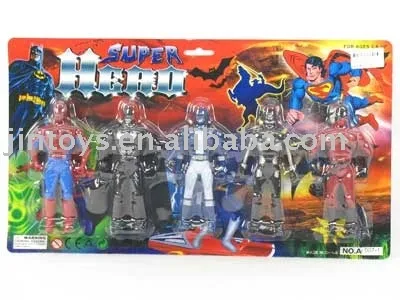 Plastic Toy, Super Man (5in1)