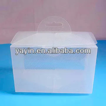 Hot Sale transparent foldable pp packaging box/ clear plastic box                        
                                                Quality Assured