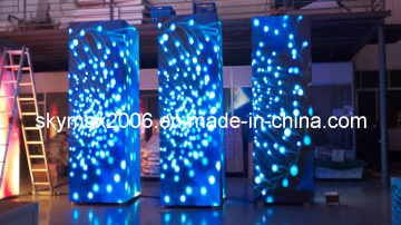 2013 New Product P6 Dynamic Pillar KTV/ Bar/Disco Stand Pillar LED Screen