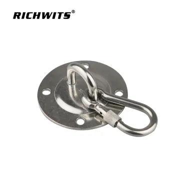 Stainless steel 304 Yoga round fixed plate hammock swing hanging chair hook Hanging
