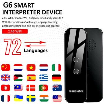Portable Mini Wireless Smart Translator 70+ Languages Translaty Smart Instant Voice Translator For Learning Travel