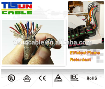 CY control cable for measuring, controlling or regulation in control equipment