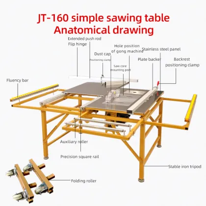 Beichen JT160 Sliding Table Saw: Multifunctional Wood Cutting Machine