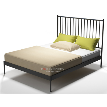 Contemporary Metal Platform King Size Bed Frame with Sleek and Sturdy Steel Construction