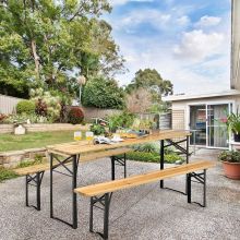 Buiten campingtafel draagbare aluminium tafel met opbergzak eenvoudig opgezet met draagtas eenvoudig schoon lichtgewicht