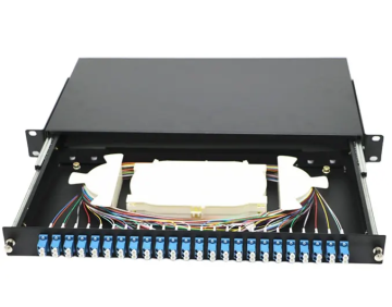 1U 2U 4U Rack-Mounted Fiber Optic Terminal Box for FC SC ST LC Adapters