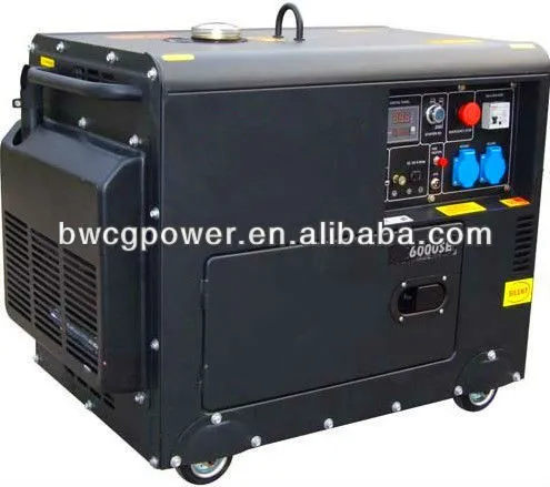 5kw/5.5kw Silent Single Phase Diesel Welding Generator