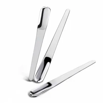 Silver Brass Stainless Steel Espresso Coffee Spoon - Coffee Dessert Spoon