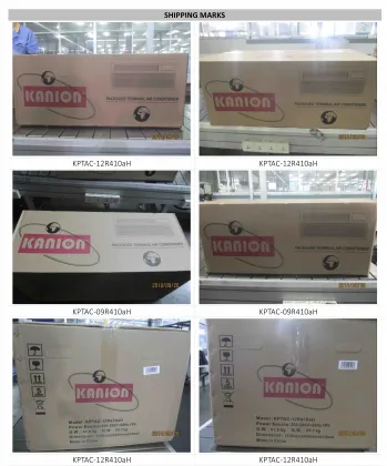 7000BTU Kanion PTAC Cooling and Heating Units - Window Air Conditioners