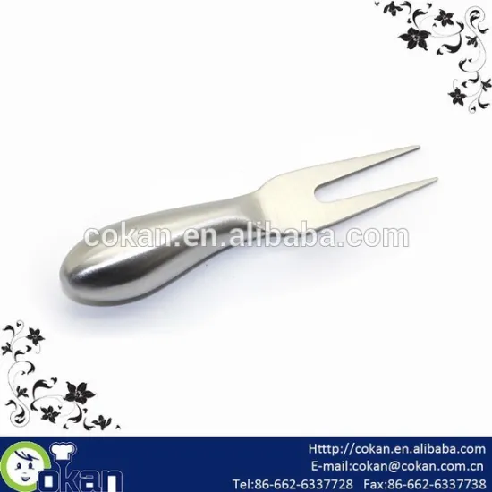 Small size stainless steel cheese fork,cheese pick,cheese tool CK-KS025