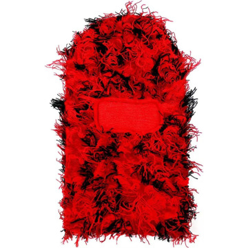 Custom Distressed Knitted Crochet Skull Printed Balaclava