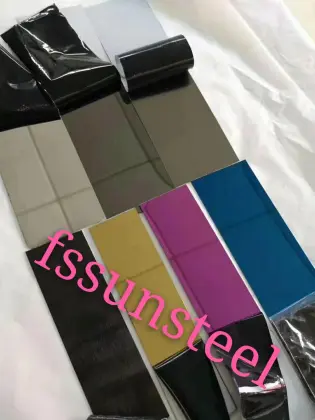 SS 8K seven colors decorative sheets