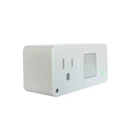 Adjustable LED Night Light with Light Sensor Power Metering Smart Plug