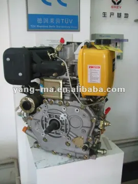 11HP hand start 4 stroke single cylinder diesel engine