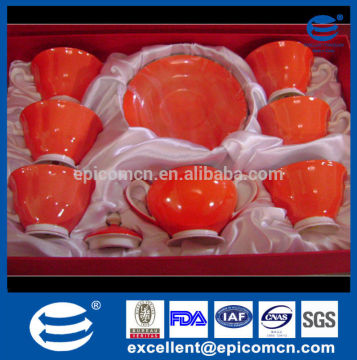 gift tea set on sale bone china cups and saucers with tea pot