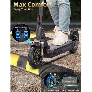 GX10 E-Scooter Dual Braking System and APP