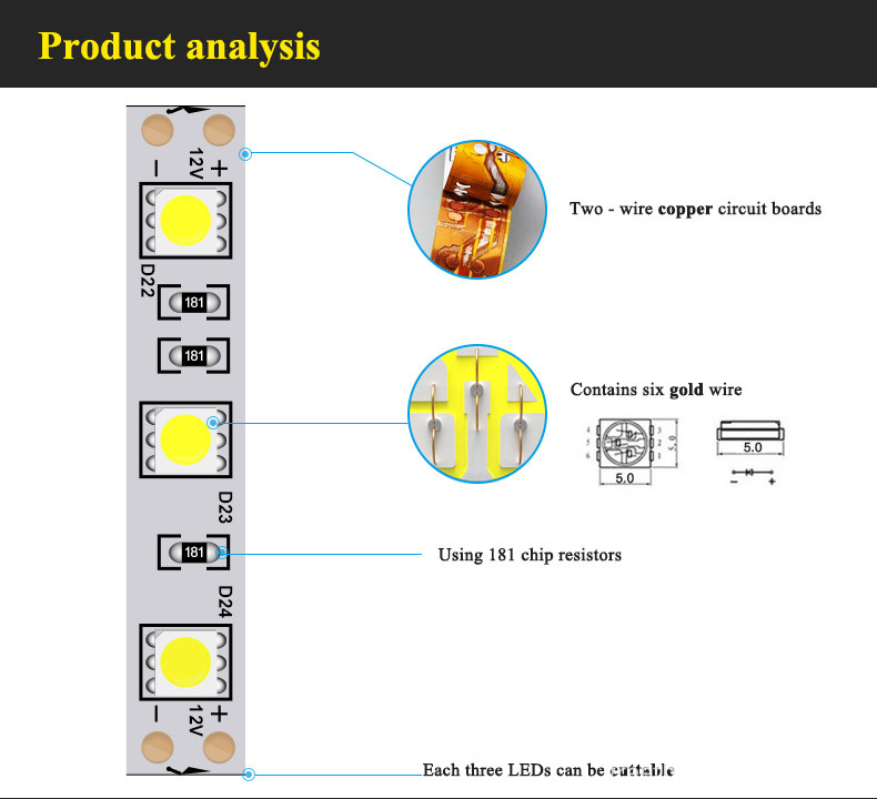 waterproof flex led light