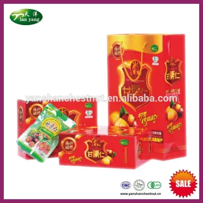 Chinese Shelled Cooked Chestnuts Snacks