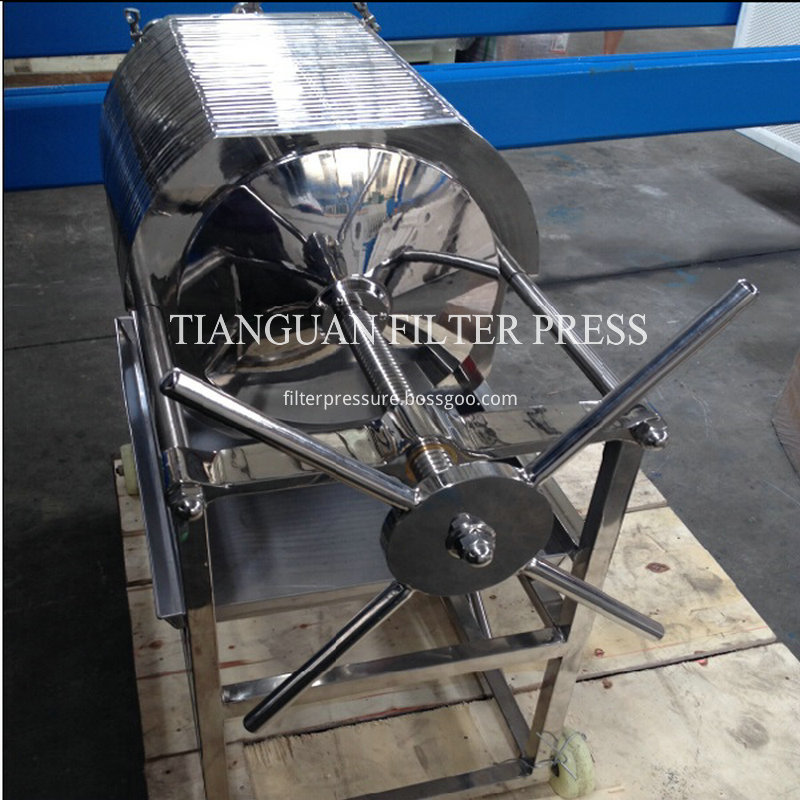 stainless plate filter press