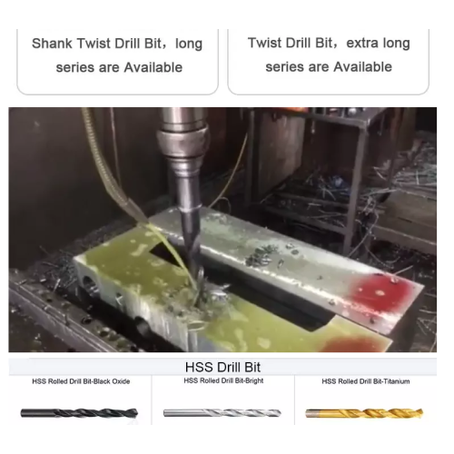 twist drill bit for drilling holes stainless steel