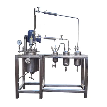 Stainless Steel 10L Vacuum Distillation Dean Stark Receiving Tank High Pressure Reactor