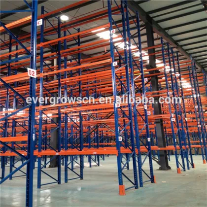 Long beam storage shelving with wire mesh