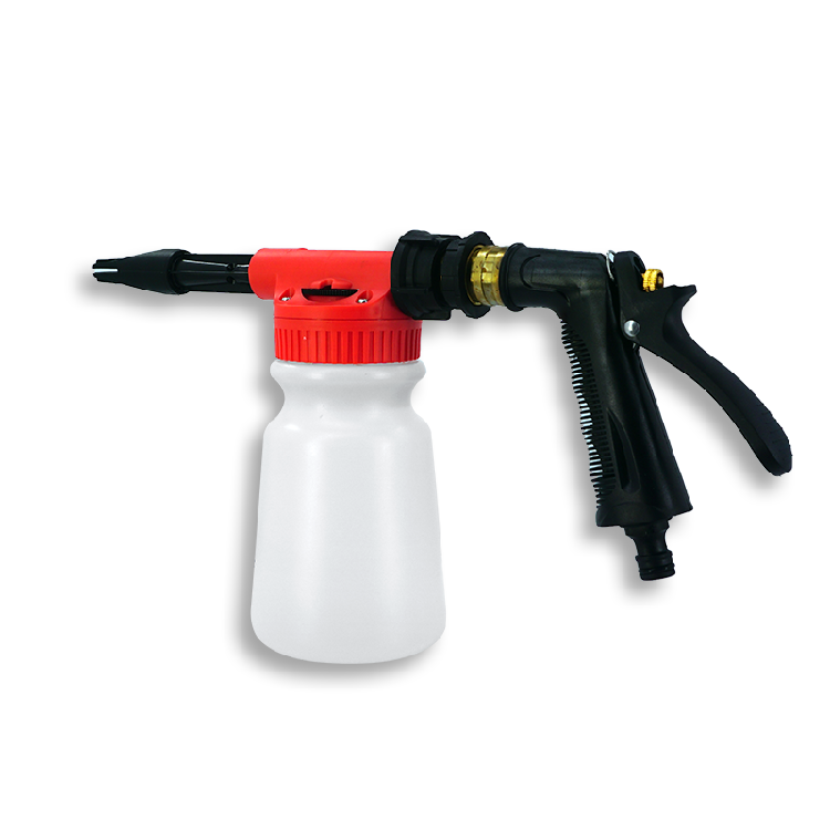 Sprayer de lavagem de mangueira ajustável Limpeza de espuma de pistola de pistola de água Sapato de sabão de água de água 900 ml canhão de espuma prenda a qualquer mangueira de jardim