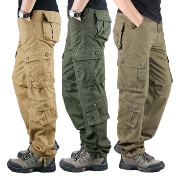 2022 Autumn Winter Plus Size Men's Multi-Pocket Tactical Fitness Pants