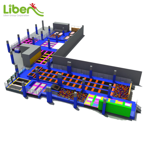 Εμπορική μεγάλη εσωτερική παιδική εταιρεία τραμπολίνο πάρκο