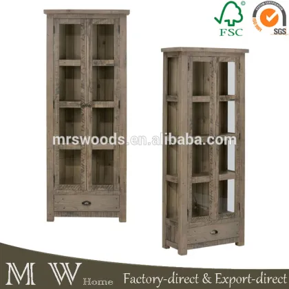 reclaimed wood rustic display cupboard, living room wood display cupboard, wood display cupboard