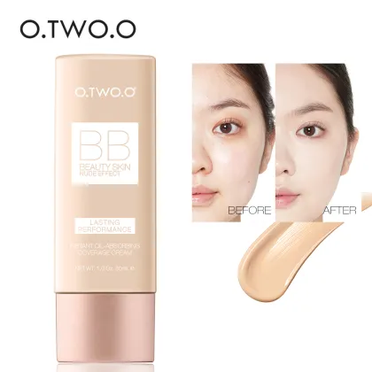O.TWO.O Nude Effect BB Cream Makeup Face Foundation