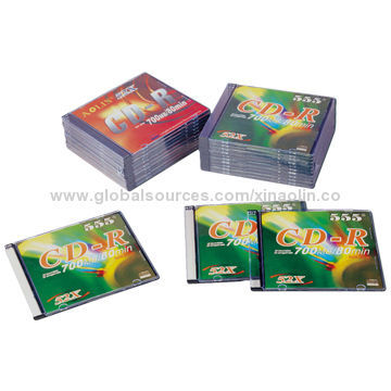Blank CD-R Discs with 52x Writing Speed, 700MB Storage Capacity